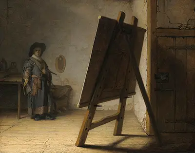 Der Künstler in seinem Atelier Rembrandt